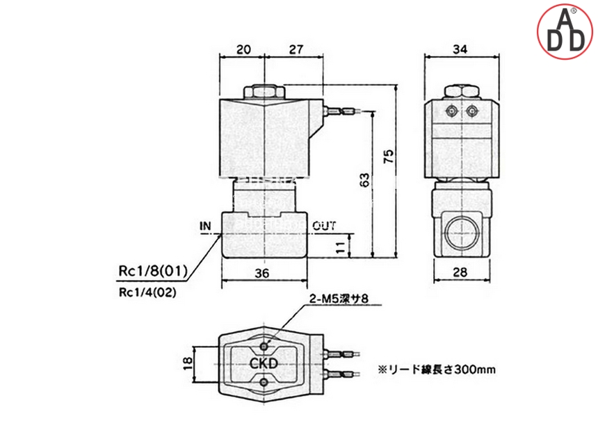 CKD AB31-01-1-AC100V (2) 